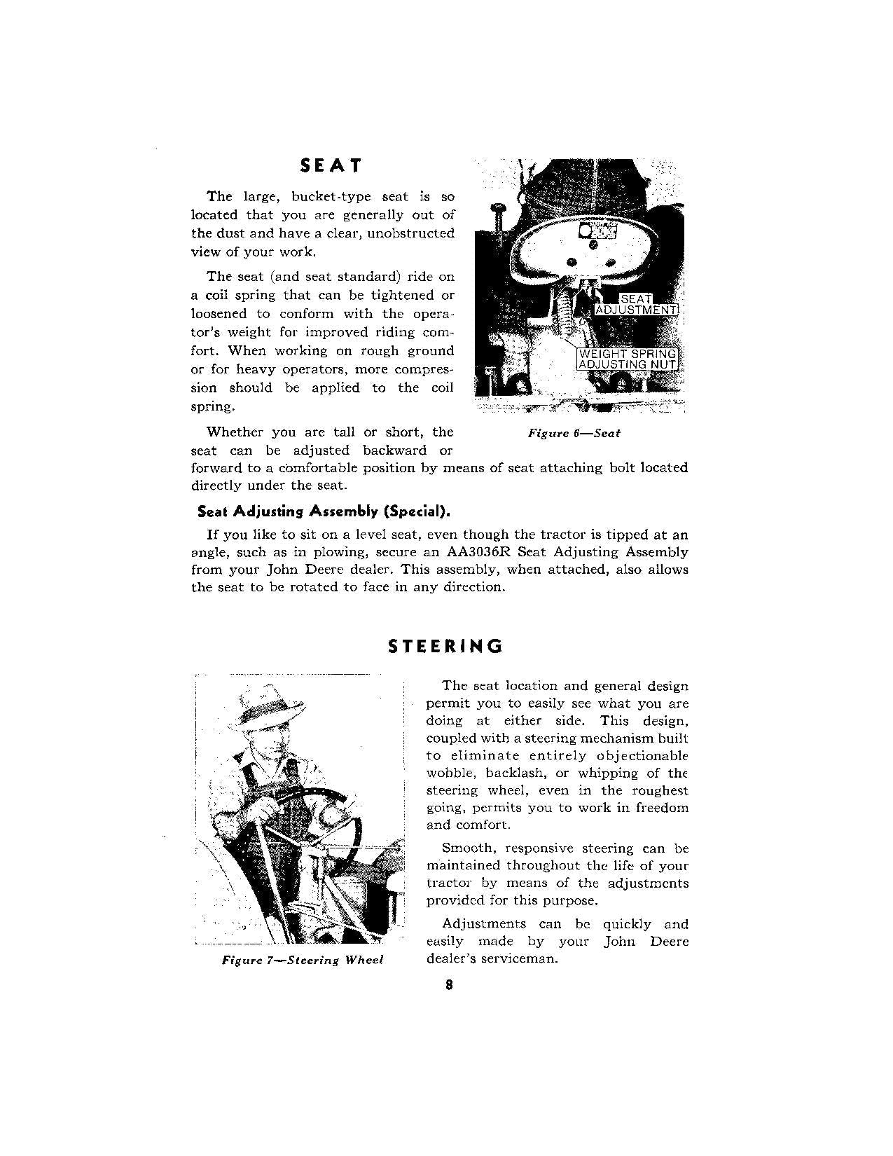 MANUAL DEL OPERADOR DEL TRACTOR JOHN DEERE AO AR 250000-271999