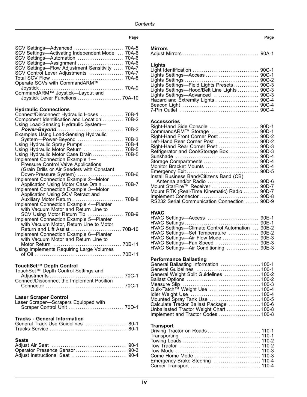 MANUAL DEL OPERADOR DEL TRACTOR JOHN DEERE 8RT 310 340 370 410