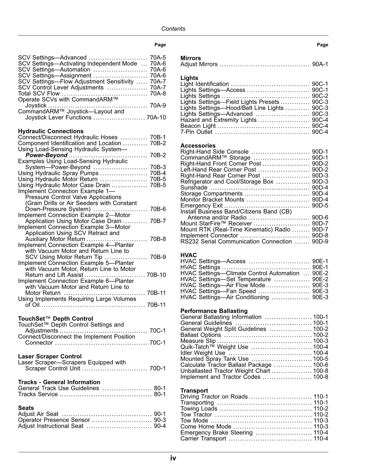 MANUAL DEL OPERADOR DEL TRACTOR JOHN DEERE 8RT 310 340 370 410