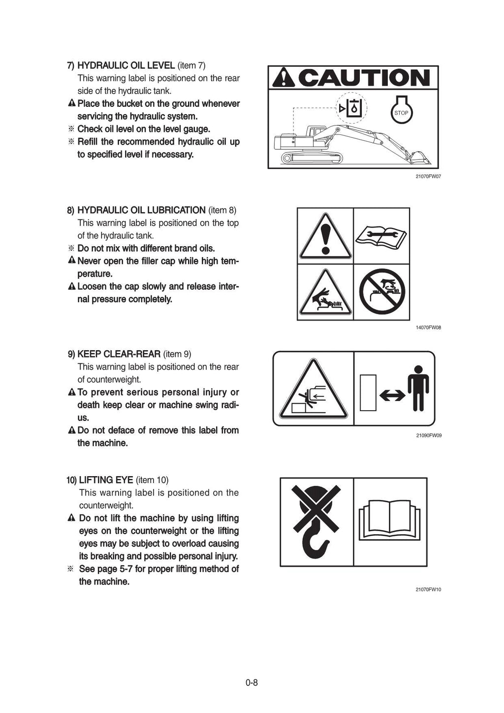 Hyundai HX210S HX220S CRAWLER EXCAVATOR Operators Maintenance Manual
