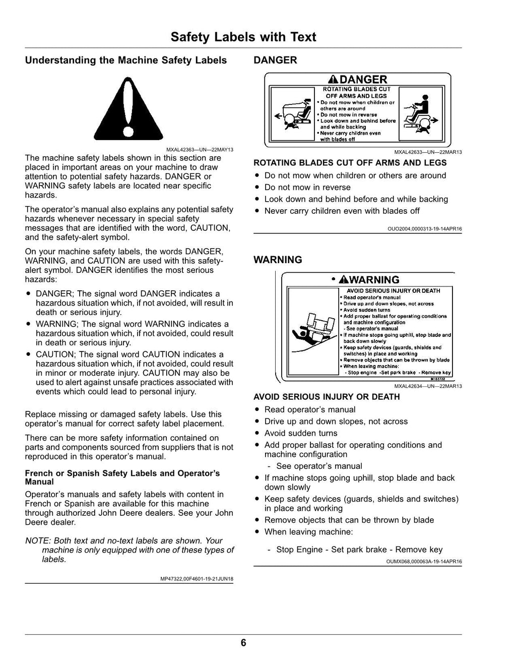 MANUAL DEL OPERADOR DEL TRACTOR JOHN DEERE X750 X754 X758 SER 070001-080000