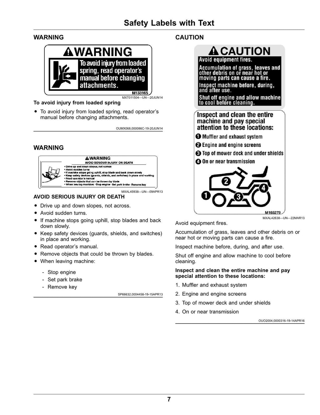 MANUAL DEL OPERADOR DEL TRACTOR JOHN DEERE X570 X580 X584 X590 Norteamérica