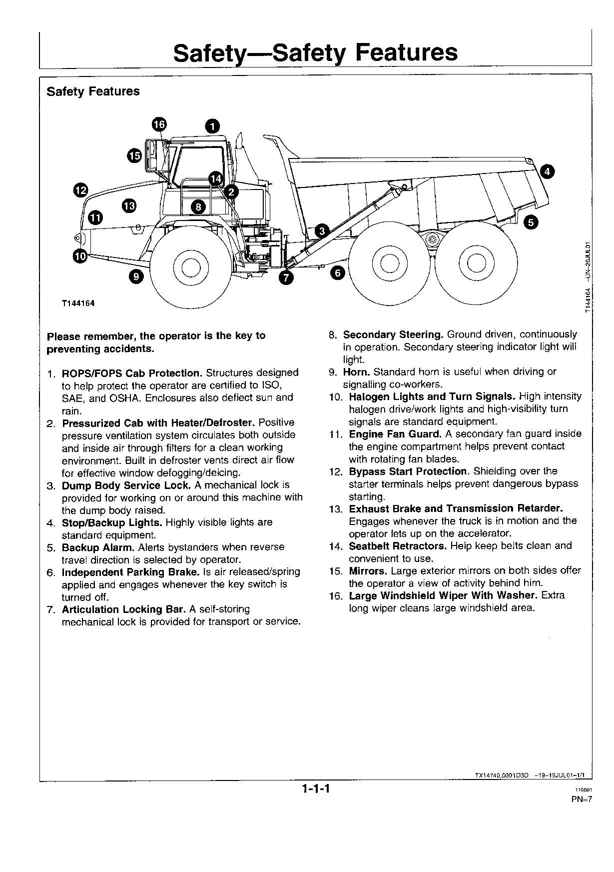 HITACHI AH350 AH400D DUMP TRUCK MAINTENANCE OPERATORS MANUAL