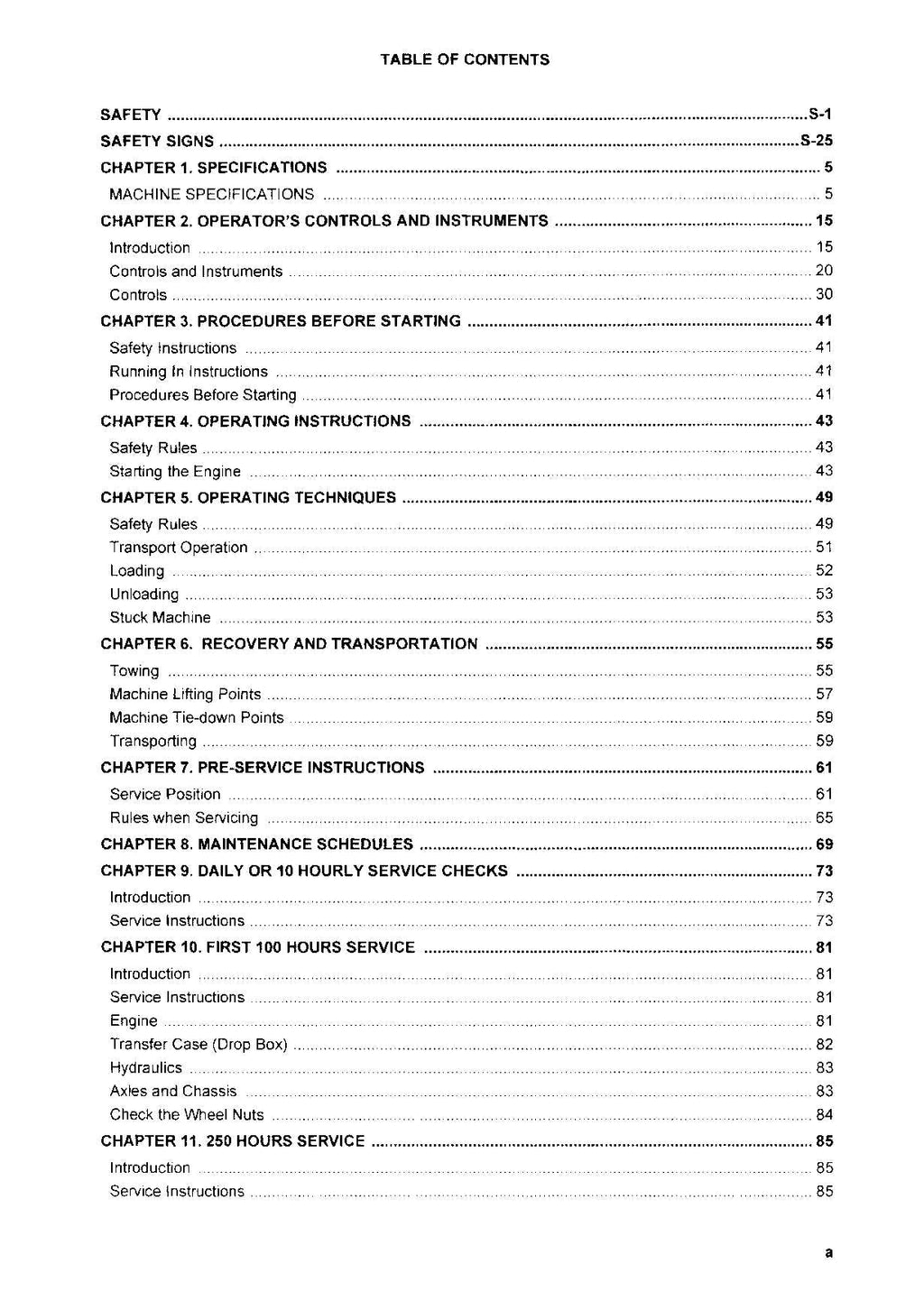 HITACHI AH350 AH400 DUMP TRUCK MAINTENANCE OPERATORS MANUAL