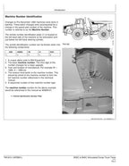 MANUAL DE SERVICIO Y PRUEBA DE OPERACIÓN DEL CAMIÓN VOLQUETE JOHN DEERE BELL B35C B40C TM1815