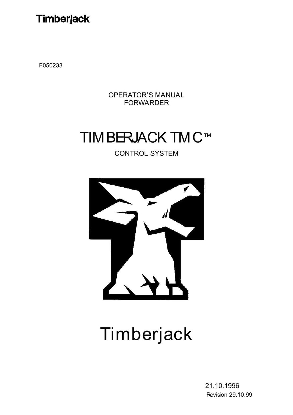 MANUAL DEL OPERADOR DEL AUTOCARGADOR JOHN DEERE TMC