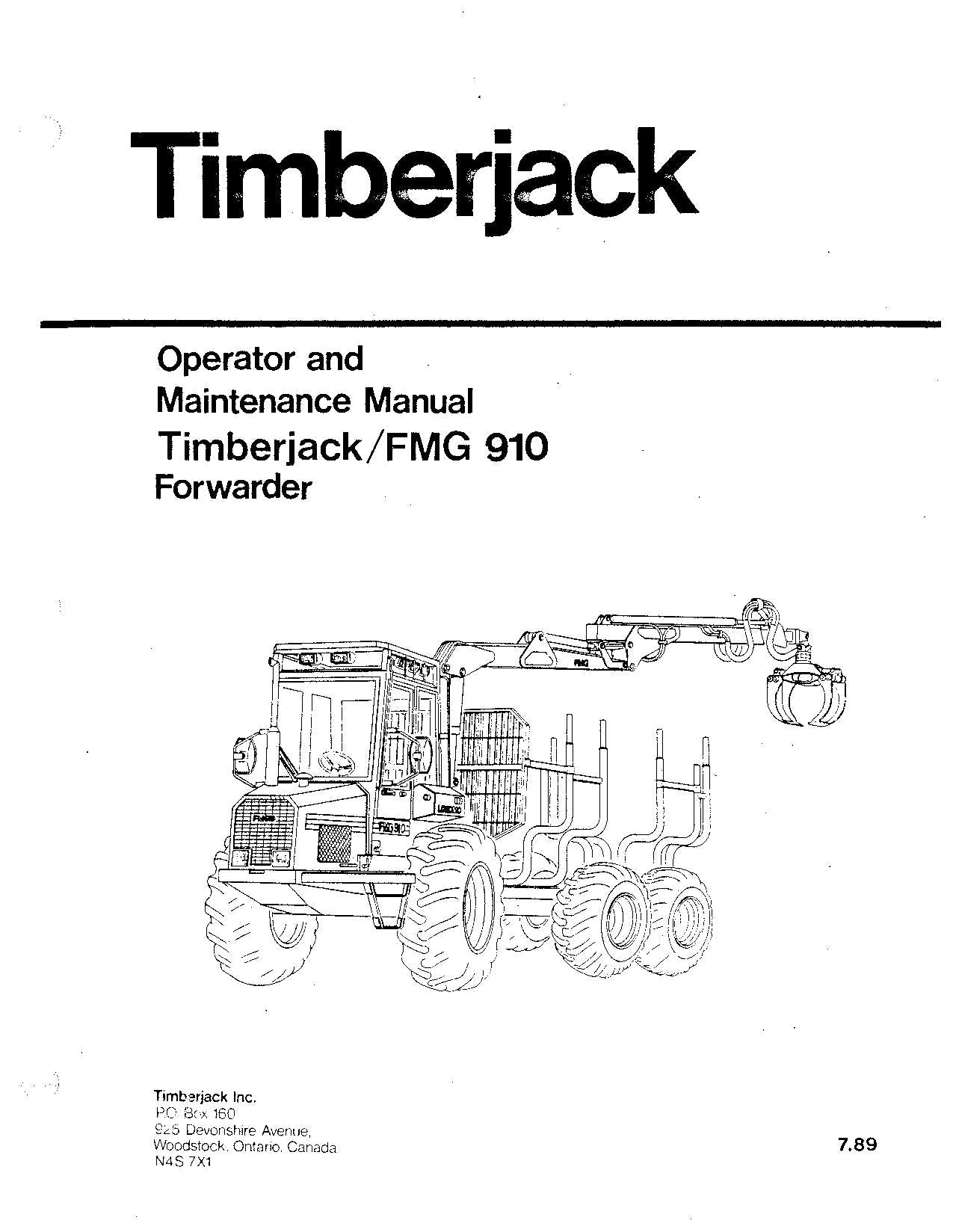 MANUAL DEL OPERADOR DEL AUTOCARGADOR JOHN DEERE 910