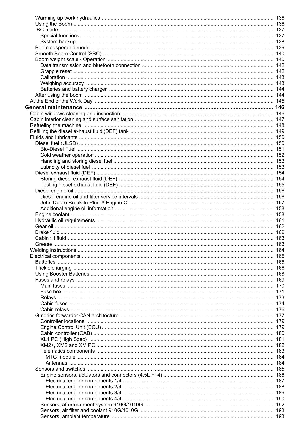 MANUAL DEL OPERADOR DEL AUTOCARGADOR JOHN DEERE 910G 1010G N.° 2