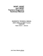 MANUAL DE PRUEBA DE OPERACIÓN DEL TRACTOR JOHN DEERE 9430T 9530T 9630T TM2269