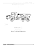 MANUAL DEL CATÁLOGO DE PIEZAS DEL CAMIÓN VOLQUETE JOHN DEERE BELL B40B