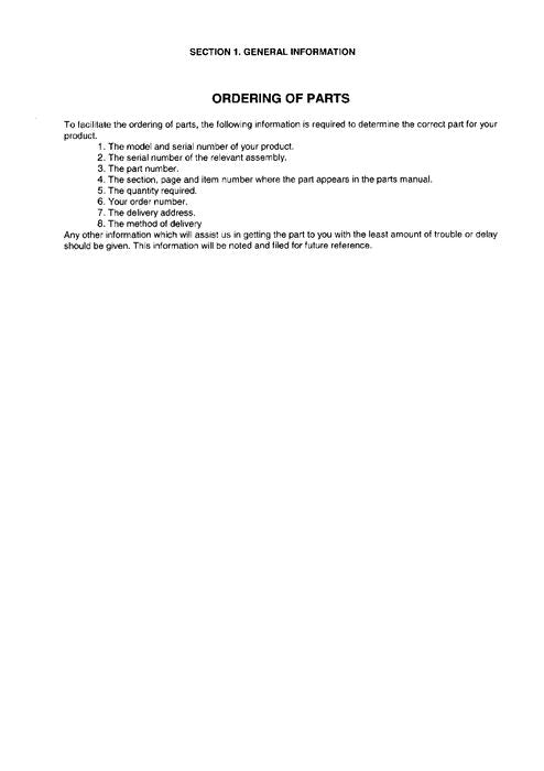 HITACHI AH250 DUMP TRUCK PARTS CATALOG MANUAL