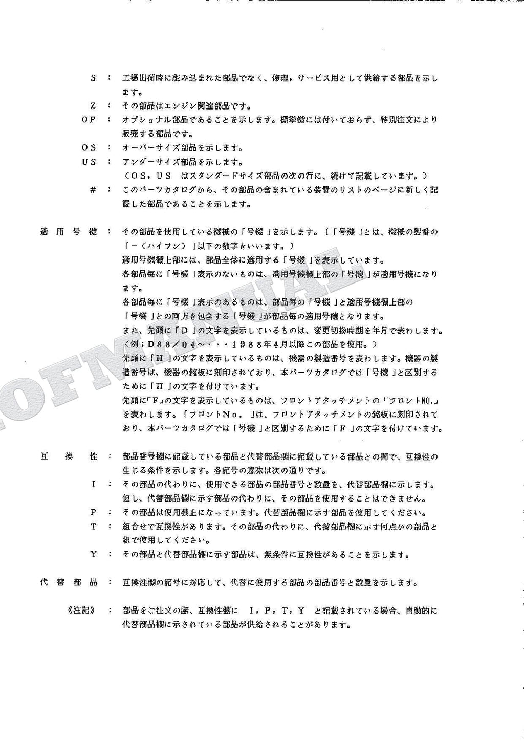 HITACHI EX160WD Excavator Parts Catalog Manual SN 1001-