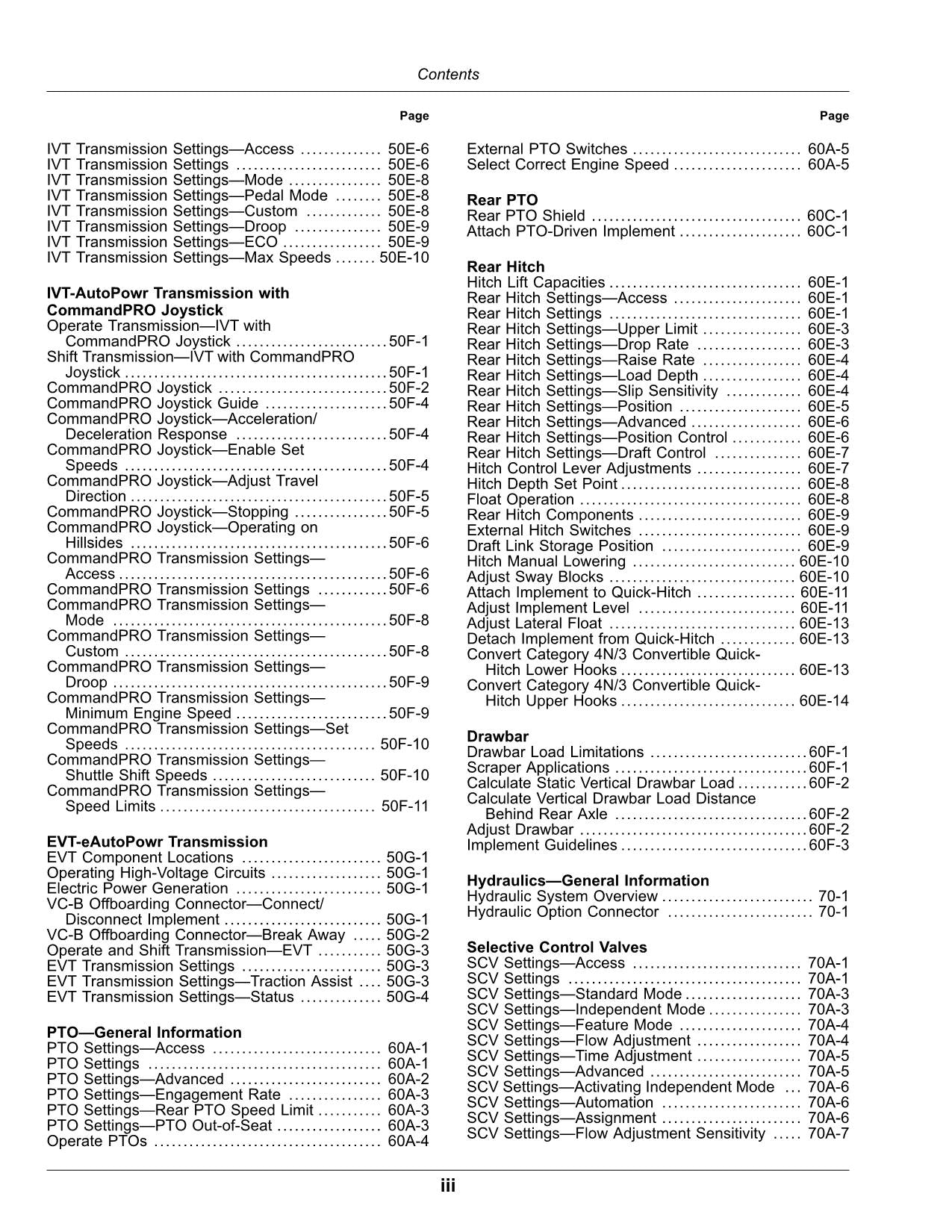 MANUAL DEL OPERADOR DEL TRACTOR JOHN DEERE 8RT 340 410 310 370 N.° 3