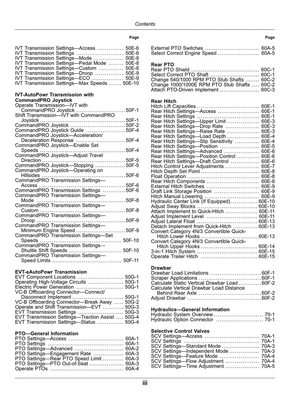 MANUAL DEL OPERADOR DEL TRACTOR JOHN DEERE 8RX 410 310 370 340 N.° 5