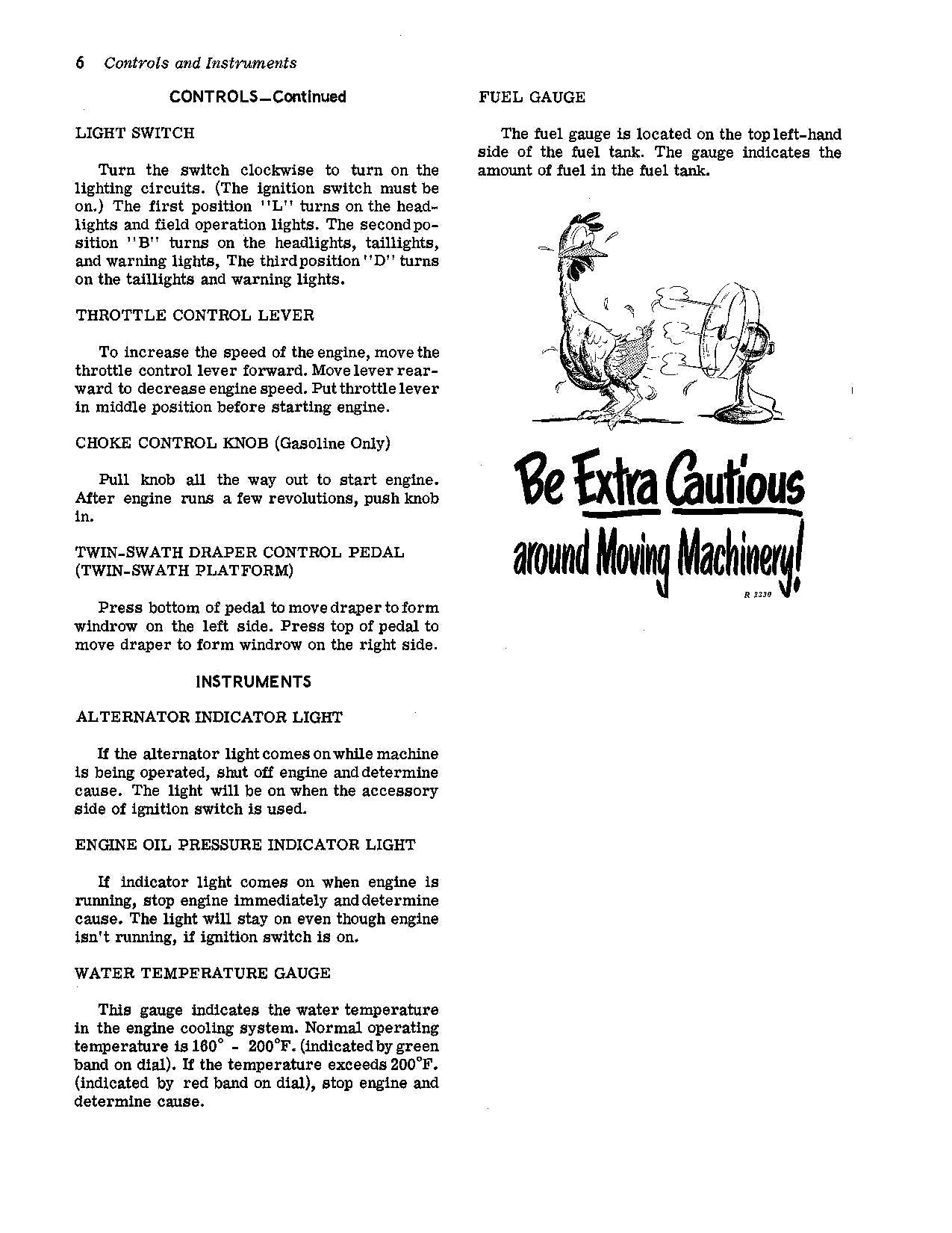 MANUAL DEL OPERADOR DE LA HILERADORA JOHN DEERE 880 N.° 2