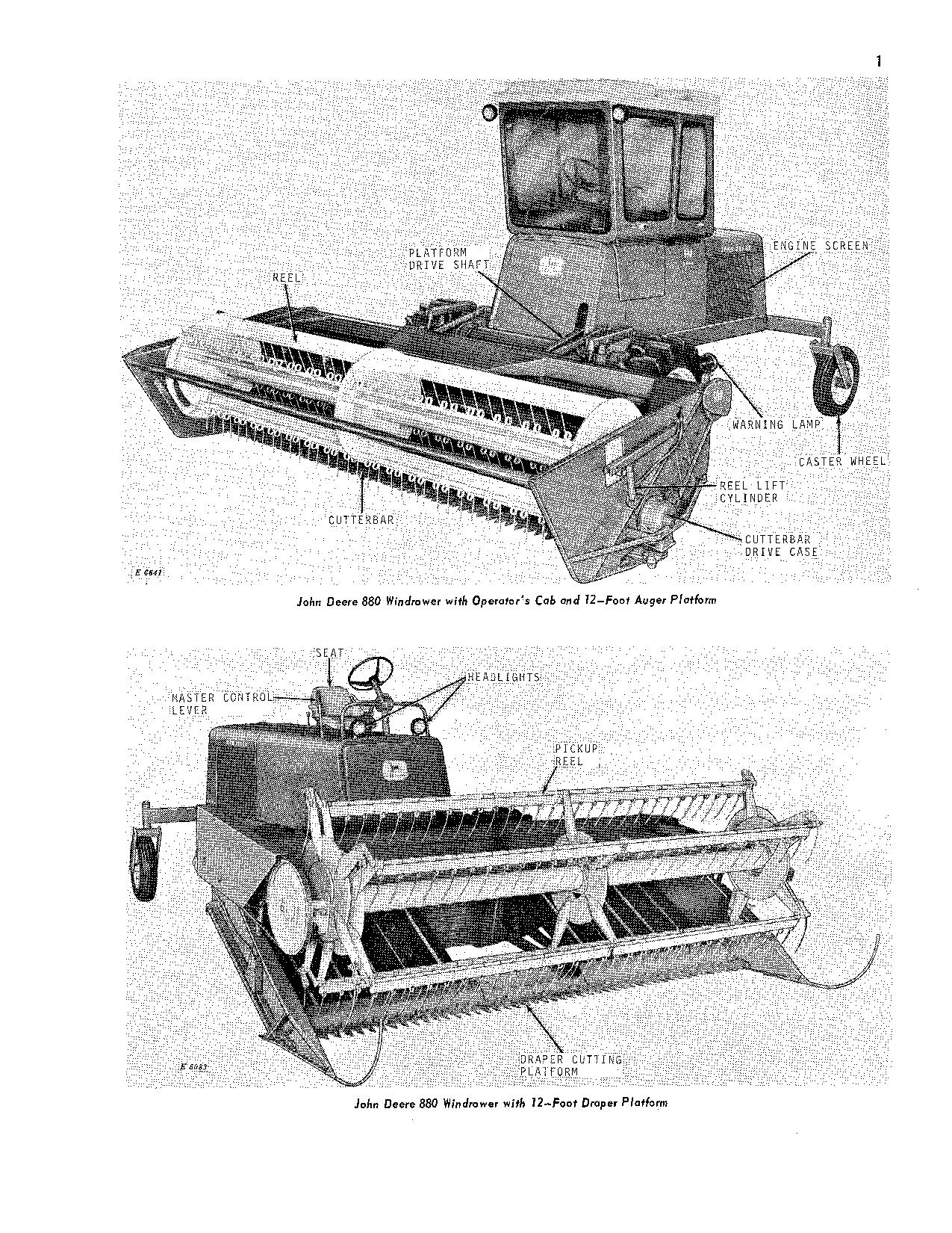 MANUAL DEL OPERADOR DE LA HILERADORA JOHN DEERE 880 N.° 2
