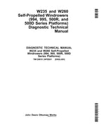 MANUAL DE SERVICIO Y REPARACIÓN DE LA HILERA DE ARBOLADORAS JOHN DEERE W235 W260 525D 530D 536D TM129619