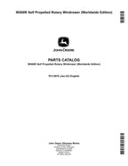 MANUAL DEL CATÁLOGO DE PIEZAS DE LA SEGADORA HILERA JOHN DEERE W260R