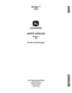 MANUAL DEL CATÁLOGO DE PIEZAS DEL VEHÍCULO UTILITARIO JOHN DEERE A2 GATOR