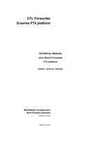 MANUAL DE SERVICIO Y REPARACIÓN DEL AUTOCARGADOR DE PLATAFORMA JOHN DEERE CTL SERIE G FT4 F690997