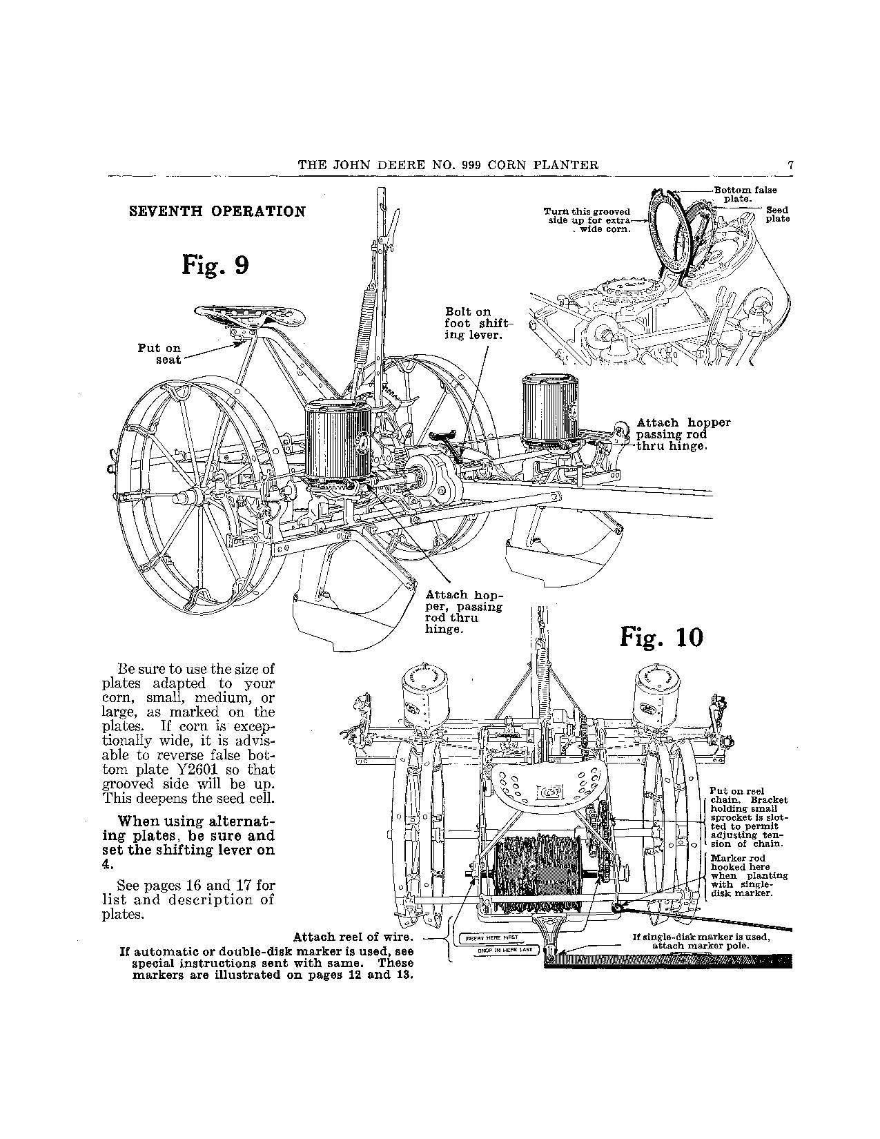MANUAL DEL OPERADOR DE LA SEMBRADORA JOHN DEERE 999