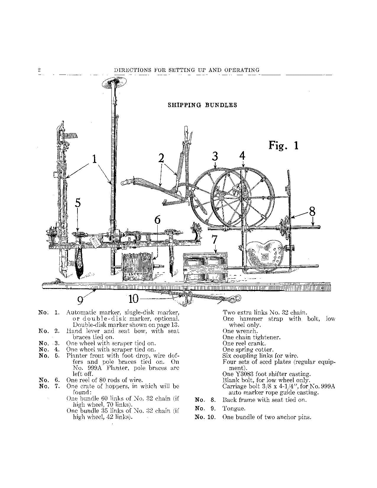 MANUAL DEL OPERADOR DE LA SEMBRADORA JOHN DEERE 999