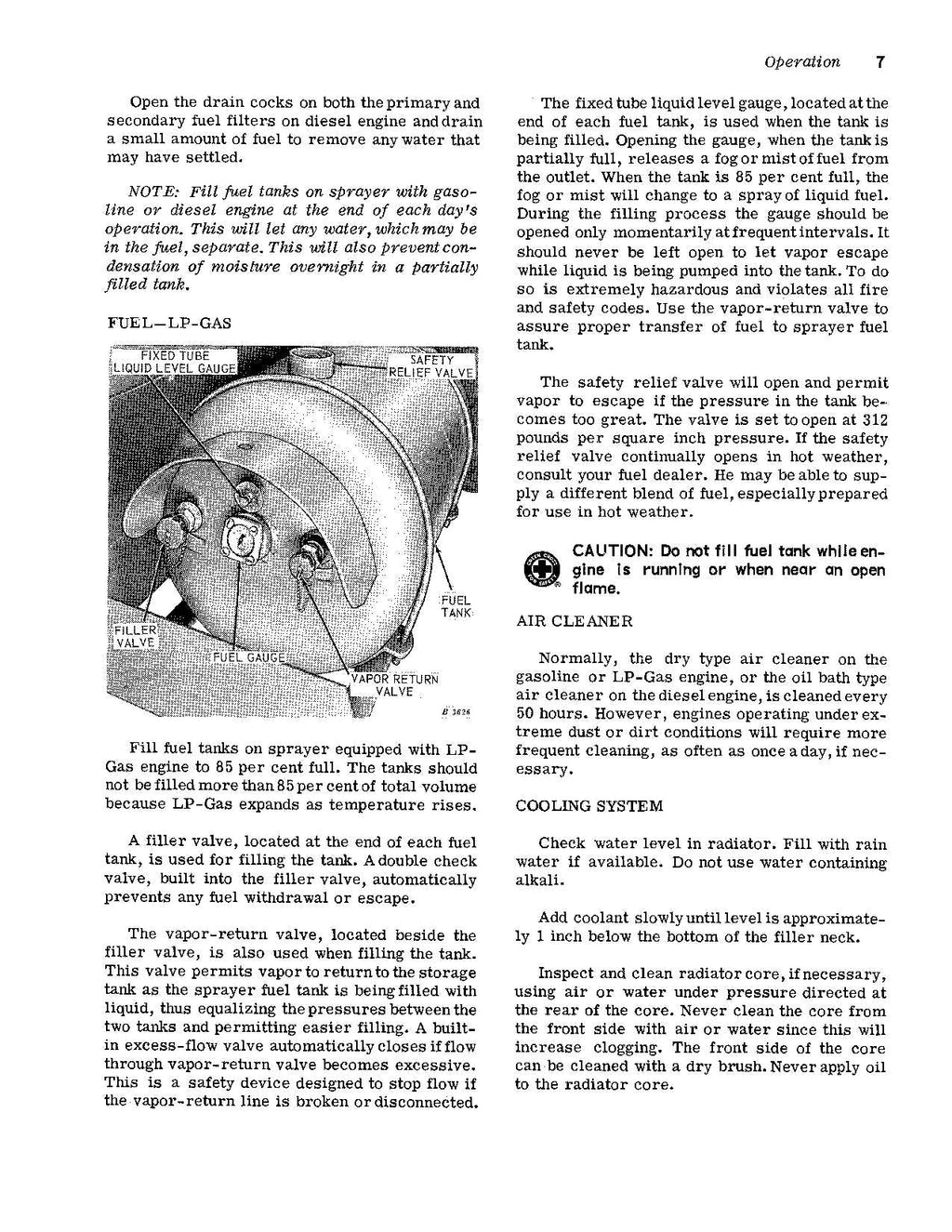 MANUAL DEL OPERADOR DEL PULVERIZADOR JOHN DEERE 90 100