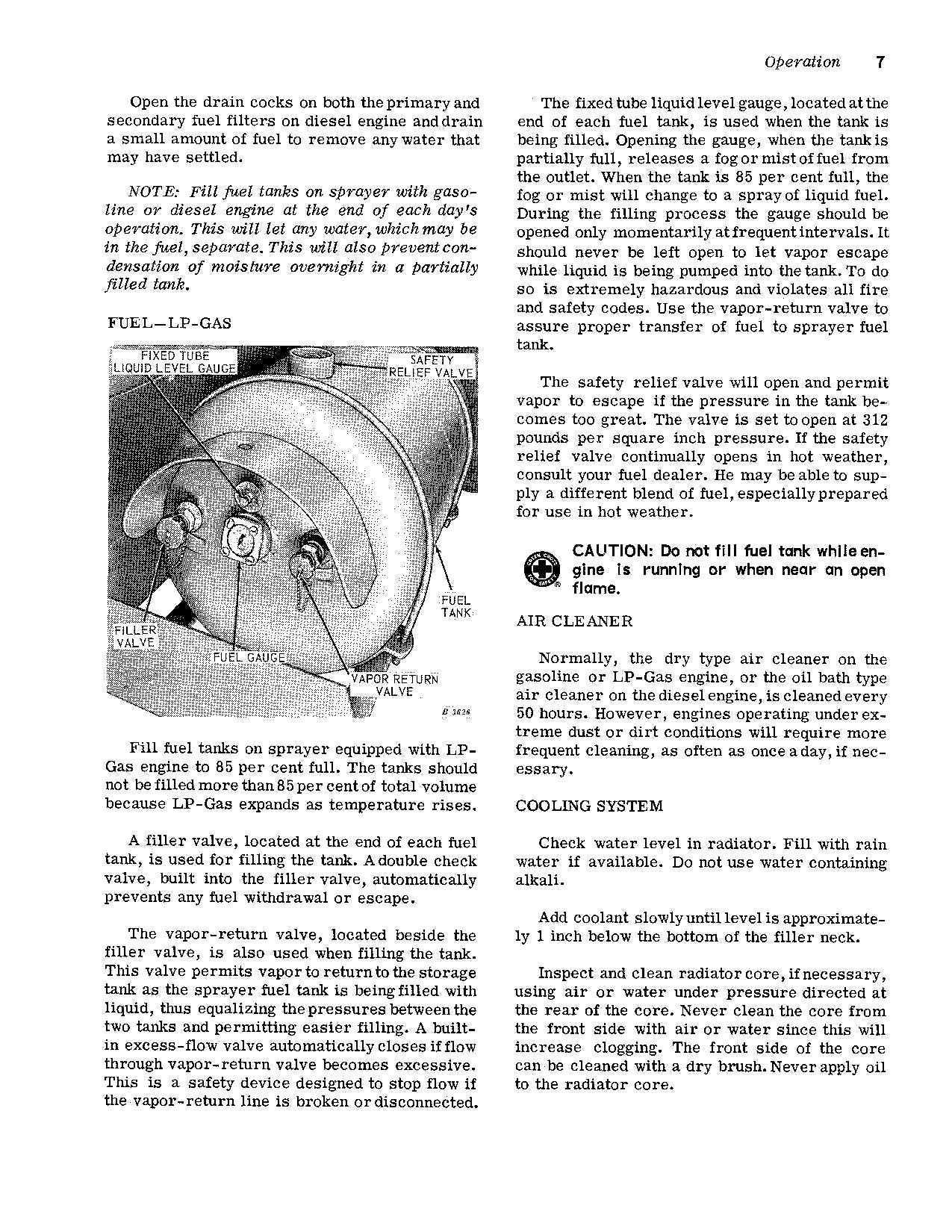 MANUAL DEL OPERADOR DEL PULVERIZADOR JOHN DEERE 90 100