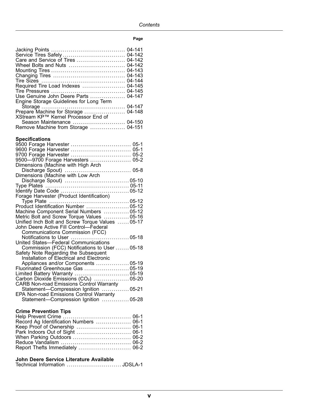 MANUAL DEL OPERADOR DE LA COSECHADORA JOHN DEERE 9500 9600 9700 N.° 2