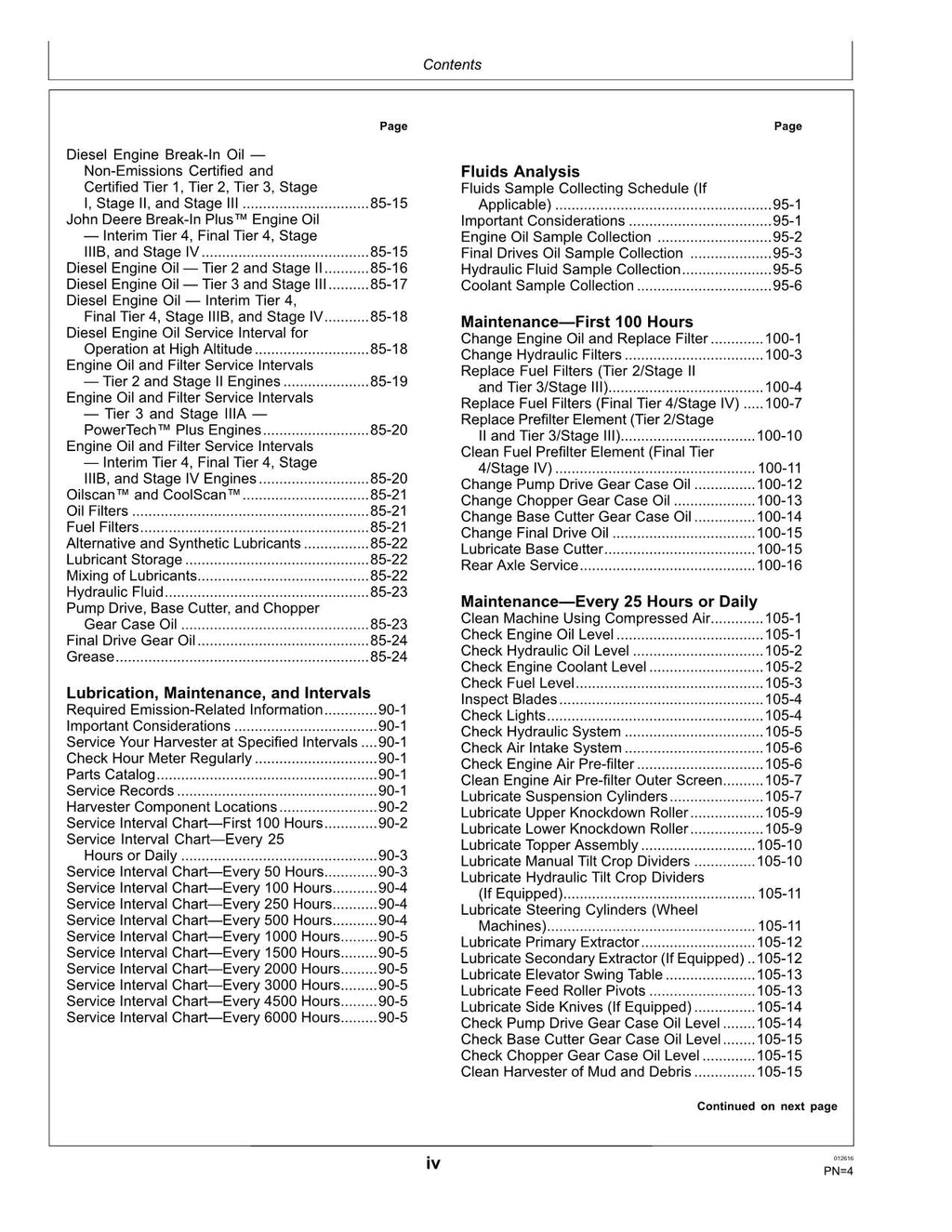 MANUAL DEL OPERADOR DE LA COSECHADORA JOHN DEERE CH570 CH670