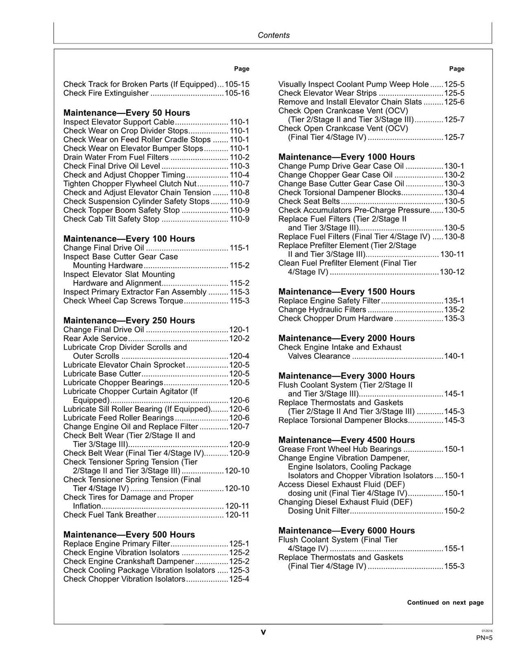 MANUAL DEL OPERADOR DE LA COSECHADORA JOHN DEERE CH570 CH670