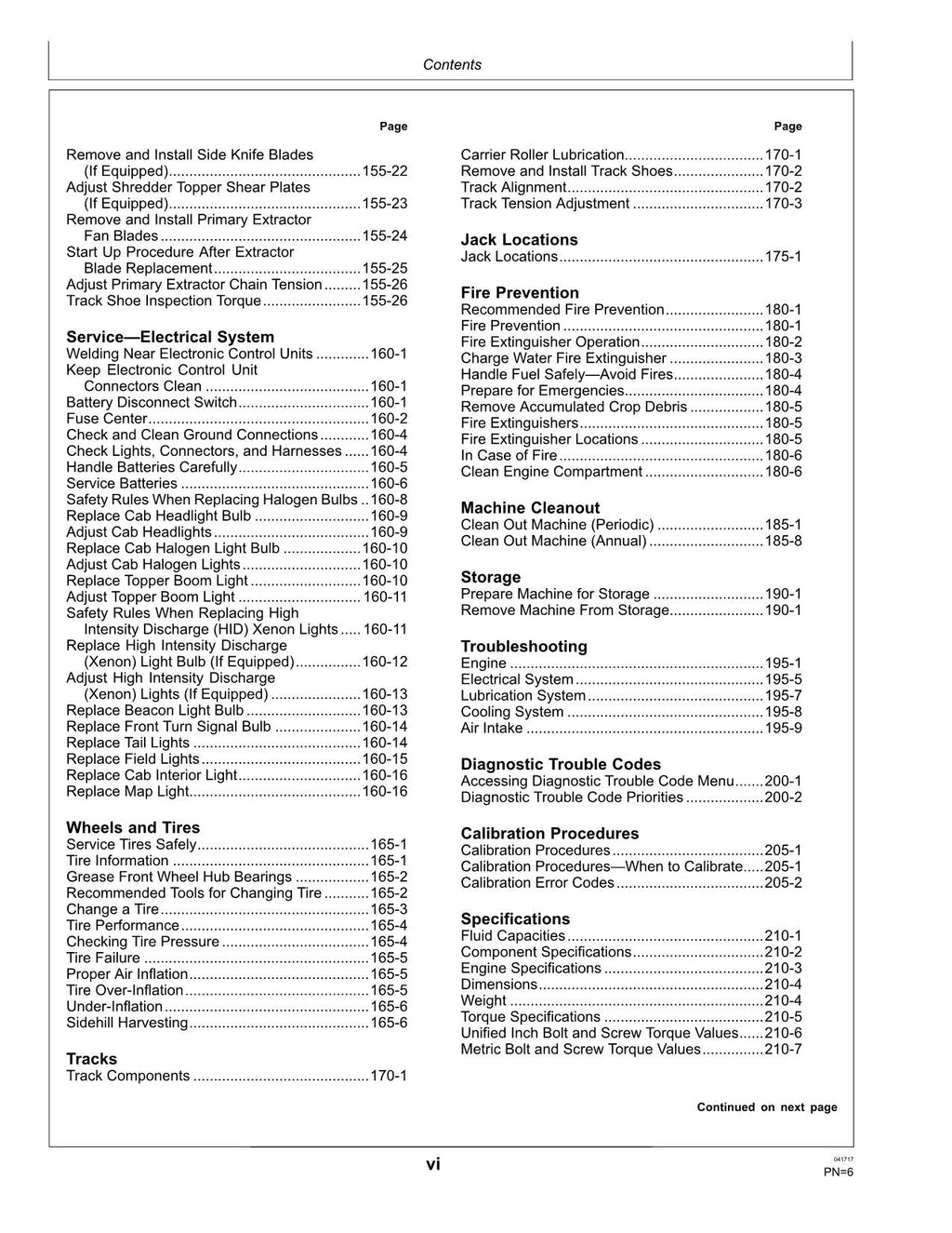 MANUAL DEL OPERADOR DE LA COSECHADORA JOHN DEERE CH570 CH670 N.° 3