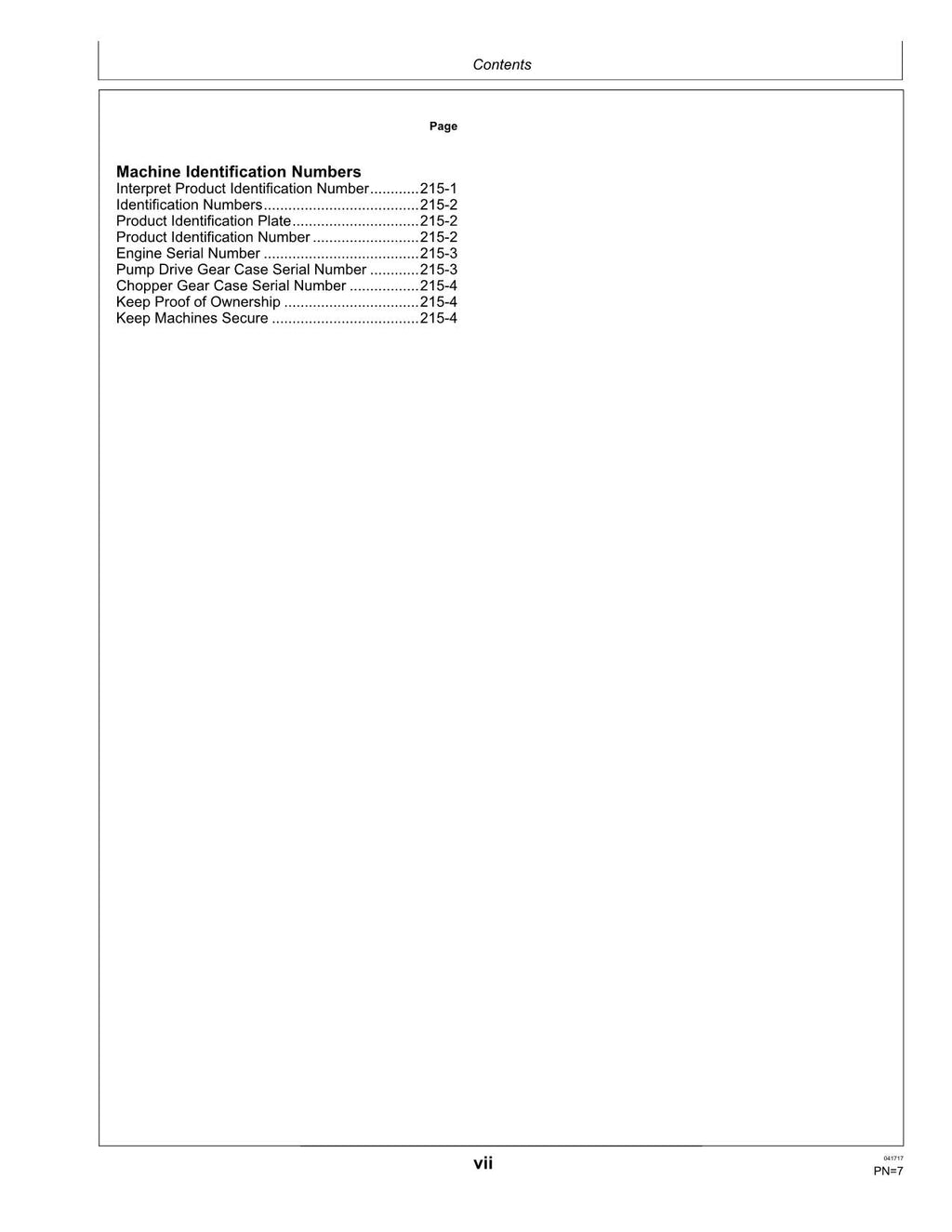 MANUAL DEL OPERADOR DE LA COSECHADORA JOHN DEERE CH570 CH670 N.° 3