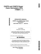 JOHN DEERE CH570 CH670 MANUAL DEL OPERADOR DE LA COSECHADORA N.° 4
