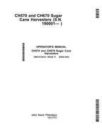 JOHN DEERE CH570 CH670 MANUAL DEL OPERADOR DE LA COSECHADORA #6