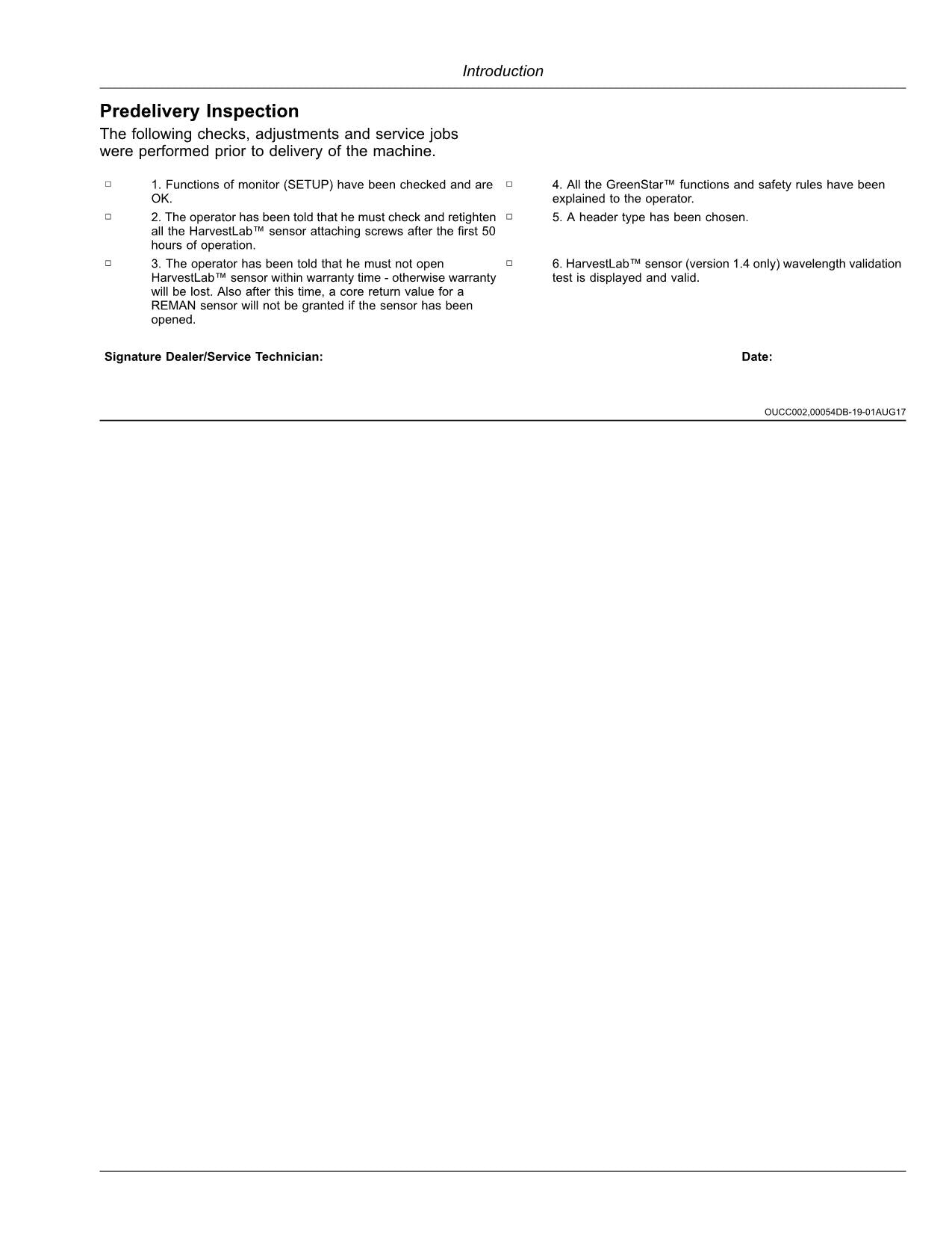 MANUAL DEL OPERADOR DE LA COSECHADORA JOHN DEERE AMS GREENSTAR