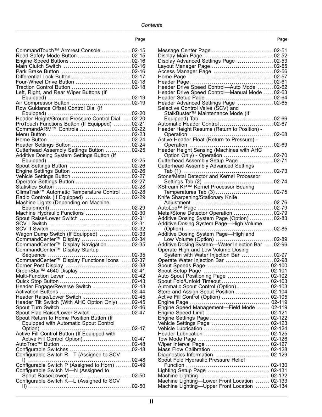 MANUAL DEL OPERADOR DE LA COSECHADORA JOHN DEERE 9700 9800 9900 N.° 8