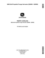 Catálogo de piezas de la cosechadora John Deere 8600 Manual del usuario SER 620000 - 620999