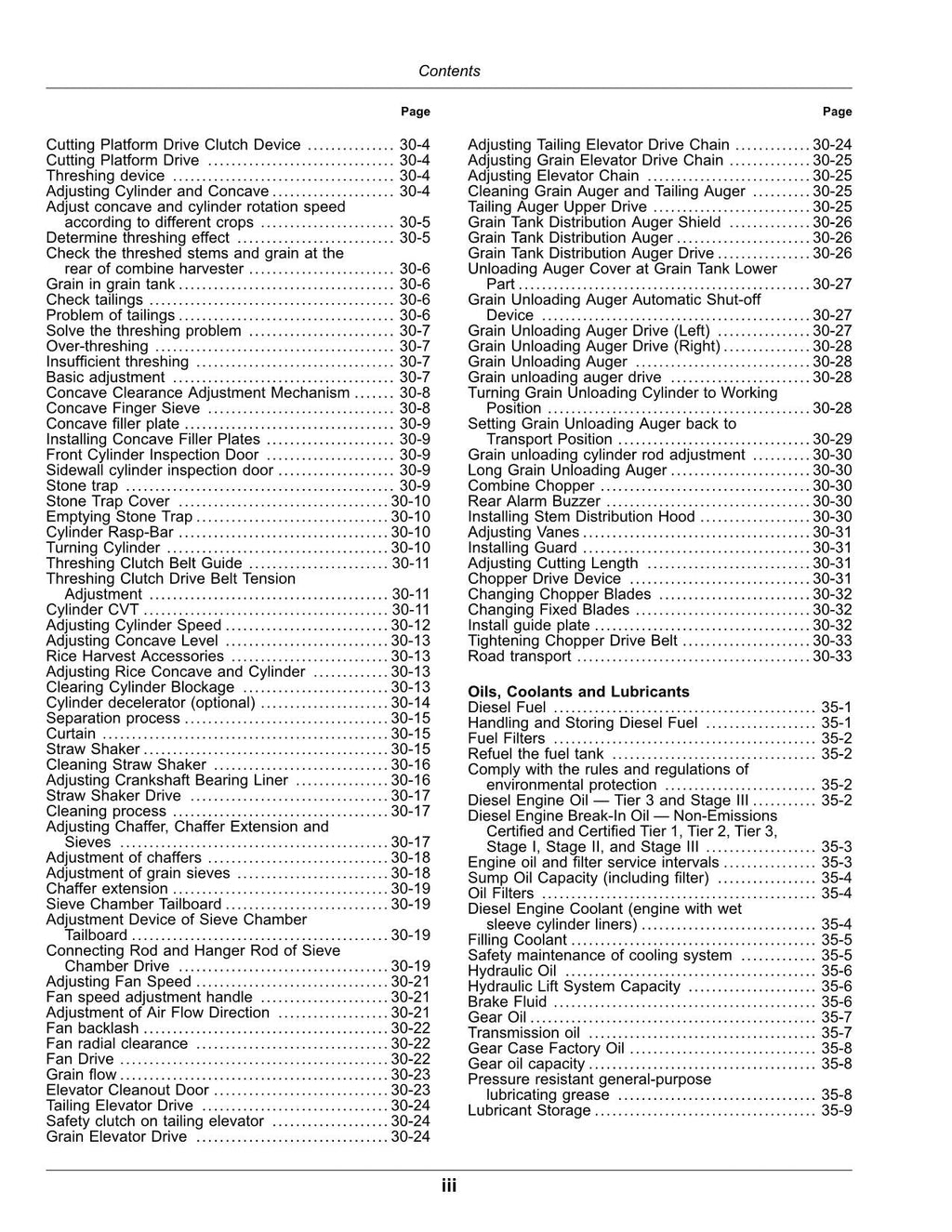 MANUAL DEL OPERADOR DE LA COSECHADORA JOHN DEERE W80 SER 010000- ASIA