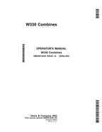 MANUAL DEL OPERADOR DE LA COSECHADORA JOHN DEERE W330 N.° 1
