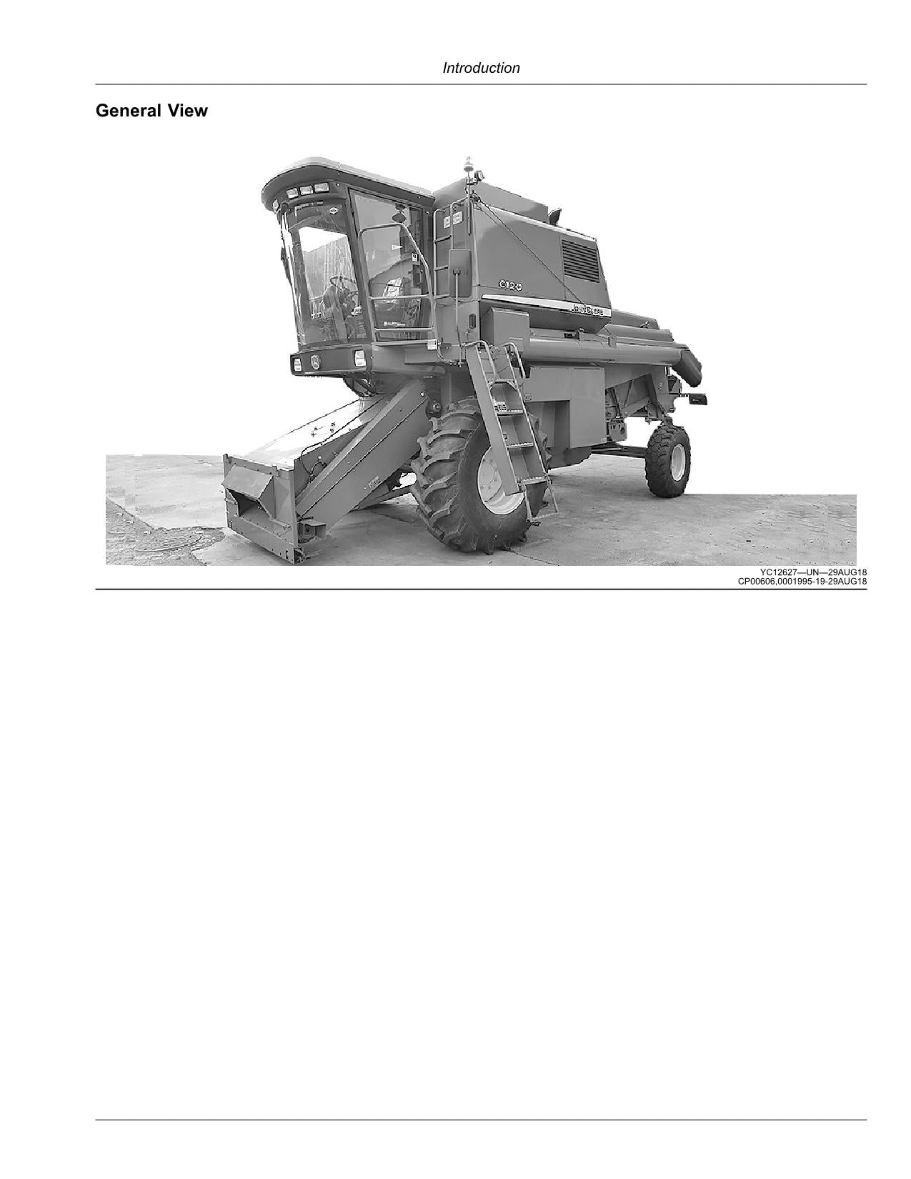 MANUAL DEL OPERADOR DE LA COSECHADORA JOHN DEERE C120 4LZ-9