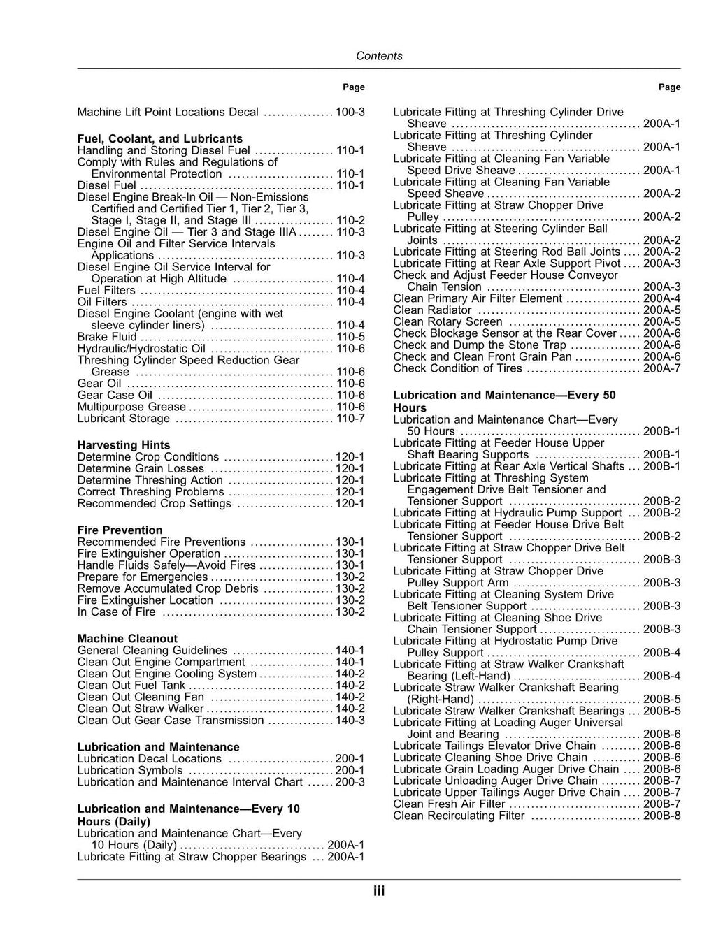 MANUAL DEL OPERADOR DE LA COSECHADORA JOHN DEERE W430