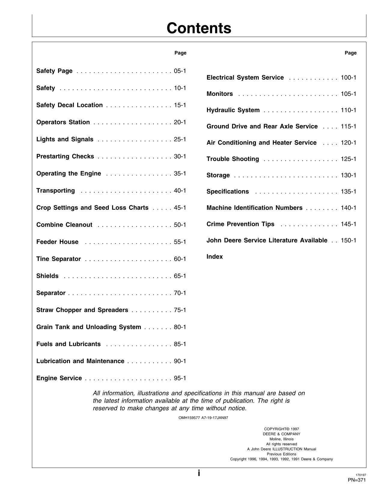 MANUAL DEL OPERADOR DE LA COSECHADORA JOHN DEERE CTS N.° 2