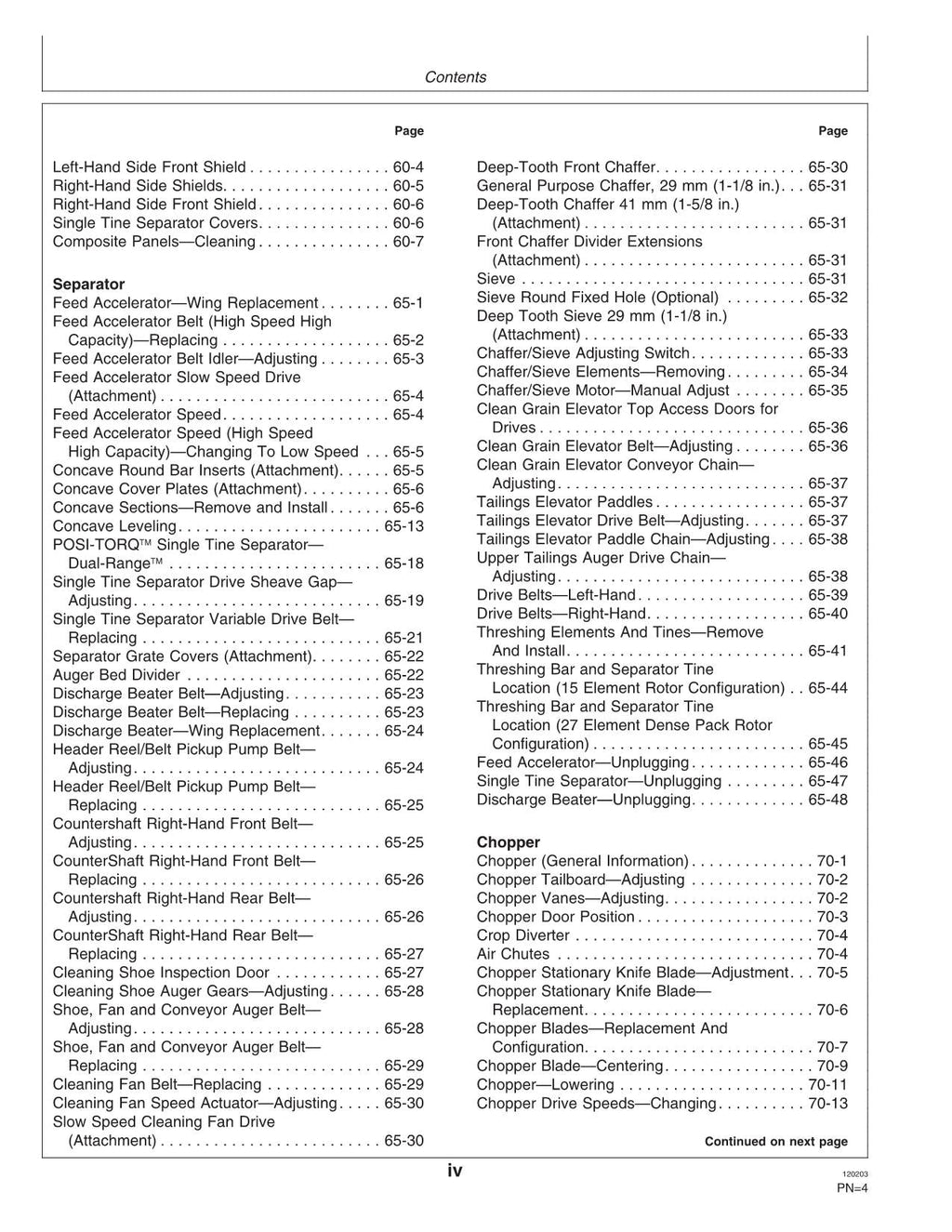 MANUAL DEL OPERADOR DE LA COSECHADORA JOHN DEERE 9880 STS N.° 3