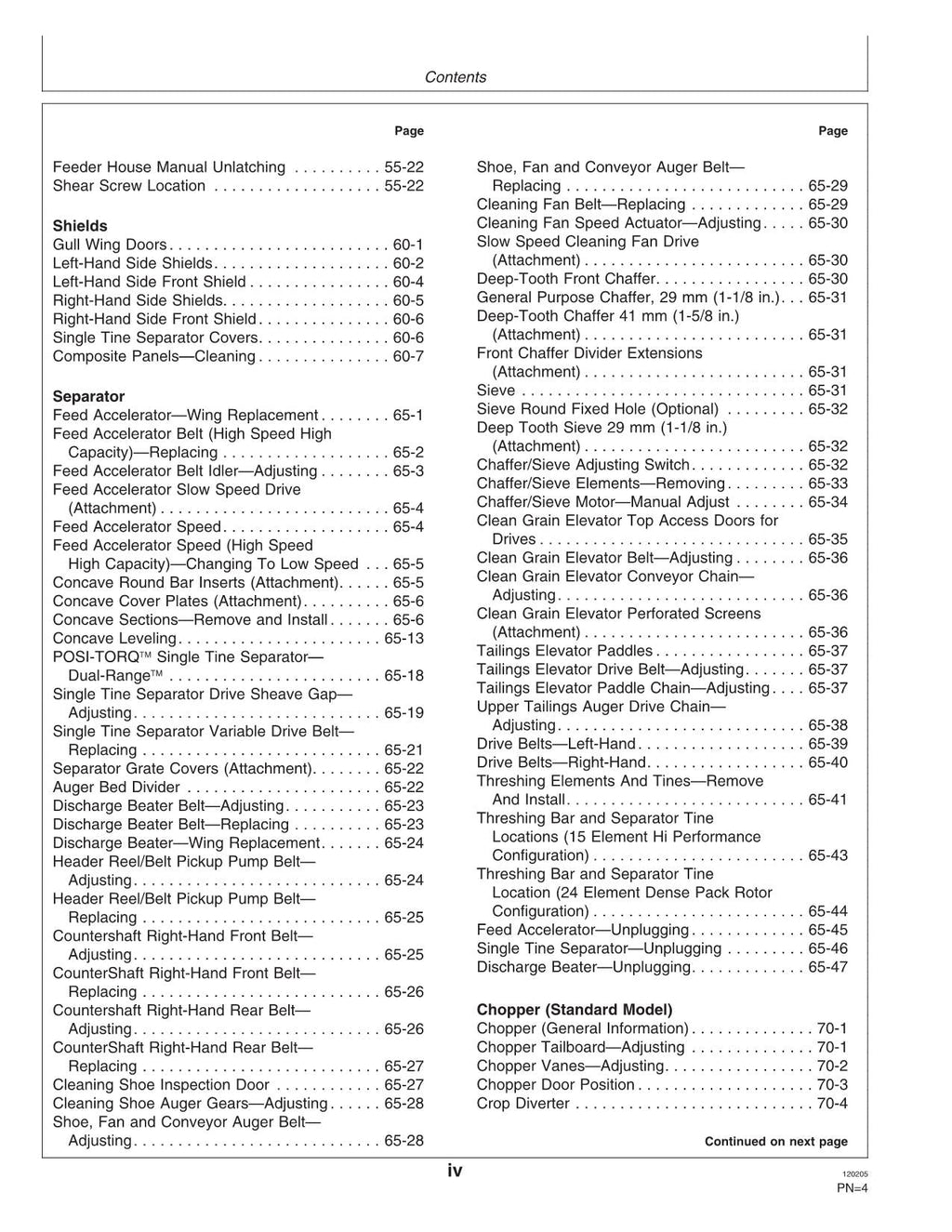 MANUAL DEL OPERADOR DE LA COSECHADORA JOHN DEERE 9880i STS N.° 1