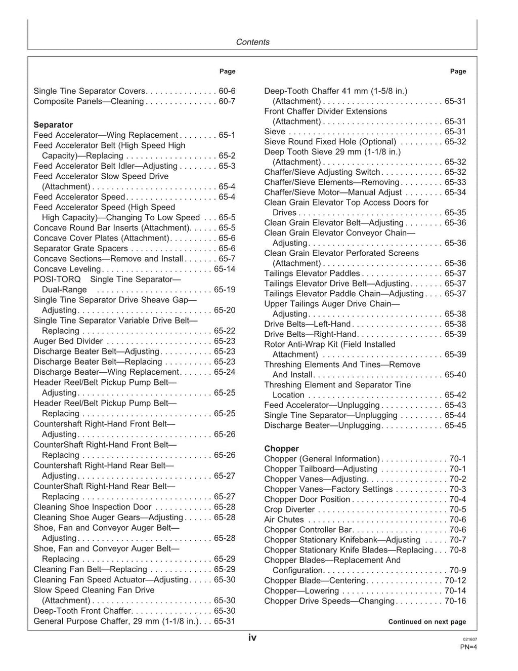 MANUAL DEL OPERADOR DE LA COSECHADORA JOHN DEERE 9560i STS N.° 2