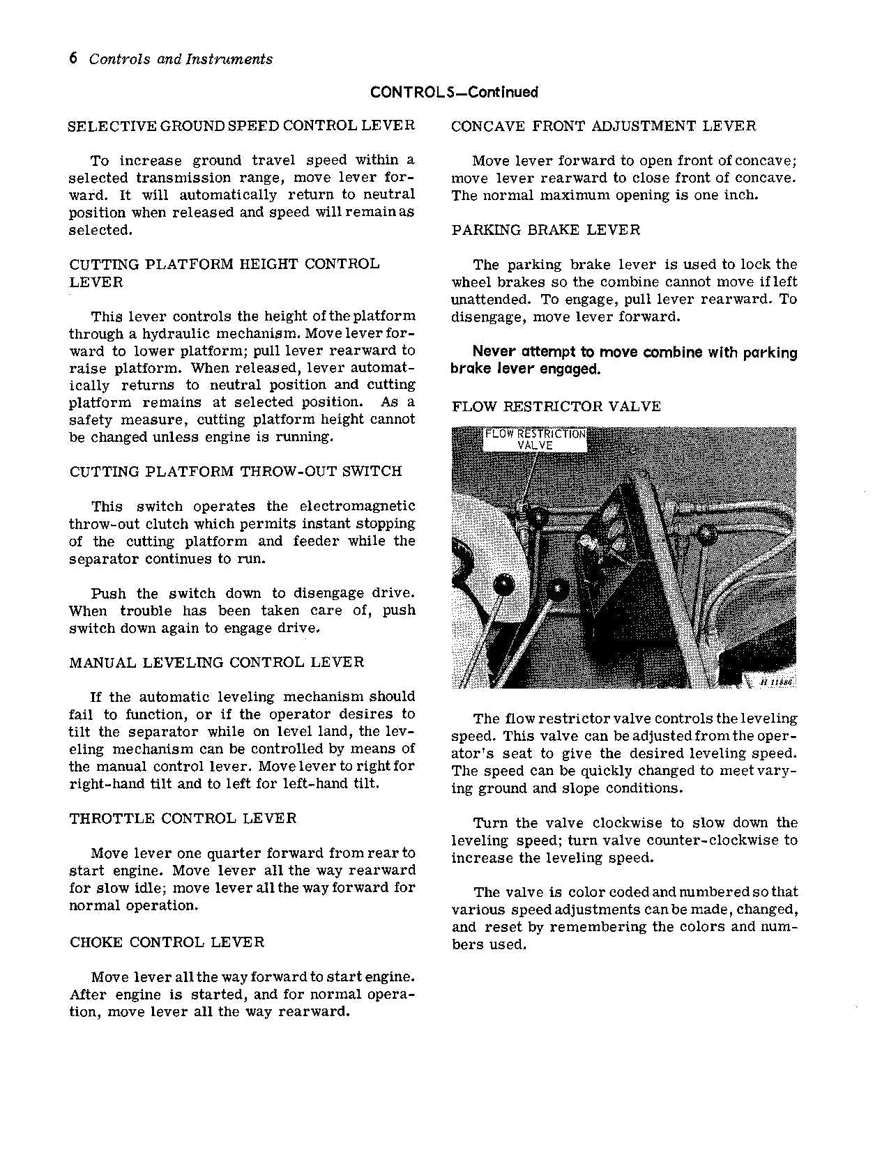 MANUAL DEL OPERADOR DE LA COSECHADORA JOHN DEERE 95H N.° 1