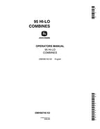 MANUAL DEL OPERADOR DE LA COSECHADORA JOHN DEERE 95 N.° 2