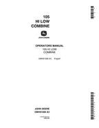 MANUAL DEL OPERADOR DE LA COSECHADORA JOHN DEERE 95H N.° 6