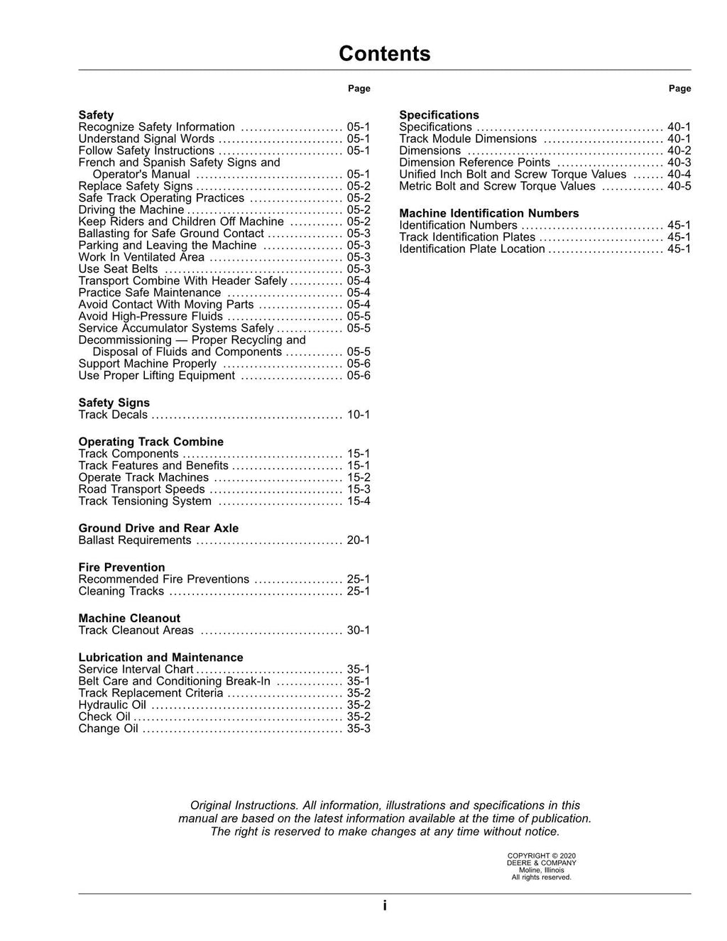 MANUAL DEL OPERADOR DE LA COSECHADORA JOHN DEERE X9 1000 1100 Norteamérica